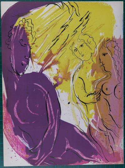 Marc CHAGALL - L’Ange du Paradis, 1956 - Original lithograph 2