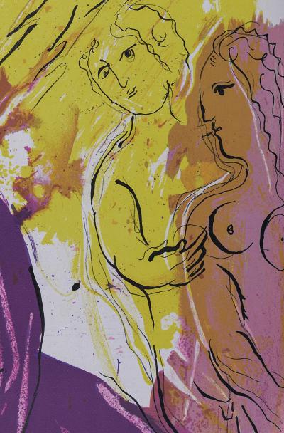 Marc CHAGALL - L’Ange du Paradis, 1956 - Original lithograph 2