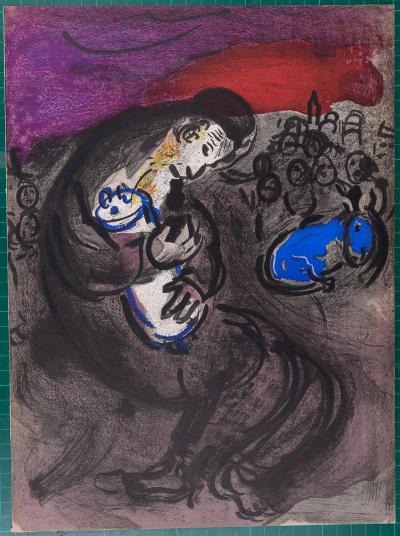 Marc CHAGALL - La Bible: Pleurs de Jérémie, 1956 - Lithographie originale 2