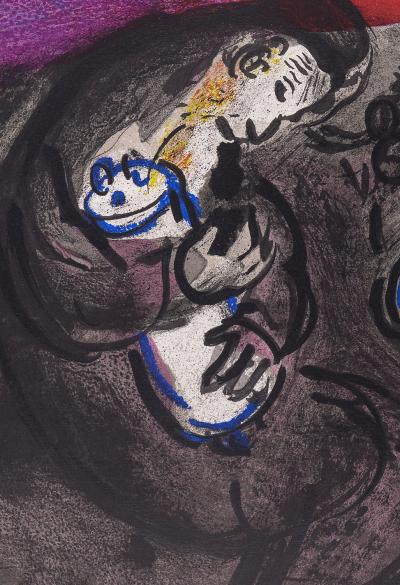 Marc CHAGALL - La Bible: Pleurs de Jérémie, 1956 - Lithographie originale 2