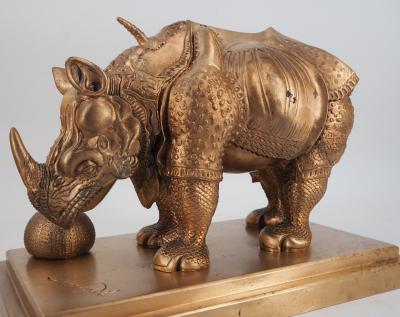 Salvador DALI - Rhinocéros habillé en dentelle - Sculpture originale, Signée 2