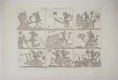 Pablo PICASSO - Sueno y Mentira de Franco - Ensemble de 2 gravures originales, signées 2