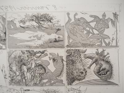 Pablo PICASSO - Sueno y Mentira de Franco - Ensemble de 2 gravures originales, signées 2