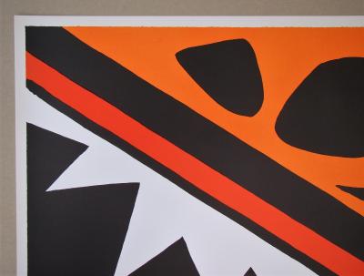 Alexander CALDER - La grenouille et la scie, 1971 - Affiche originale 2