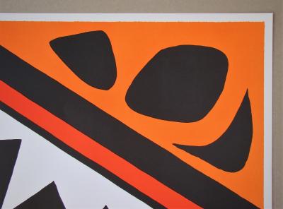 Alexander CALDER - La grenouille et la scie, 1971 - Affiche originale 2