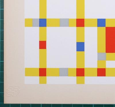 Piet MONDRIAN - Broadway Boogie Woogie, 1967 - Screenprint 2