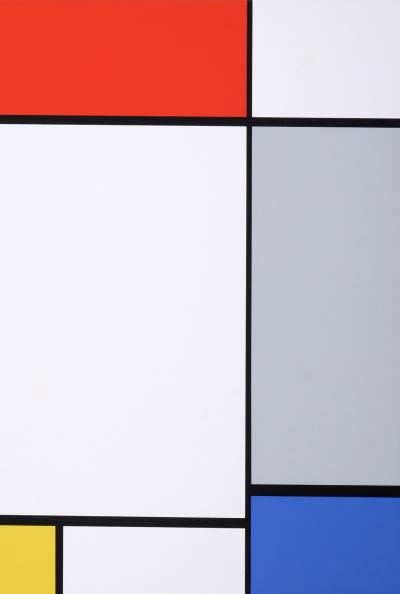 Piet MONDRIAN (d’après) - Composition en rouge, jaune, bleu et gris, 1967 - Sérigraphie 2