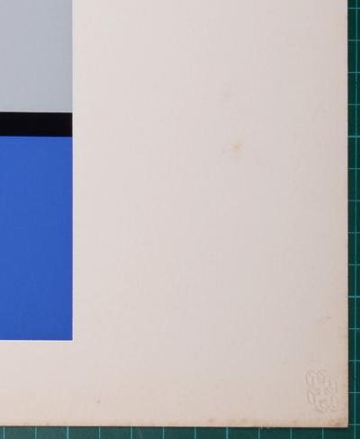 Piet MONDRIAN (d’après) - Composition en rouge, jaune, bleu et gris, 1967 - Sérigraphie 2