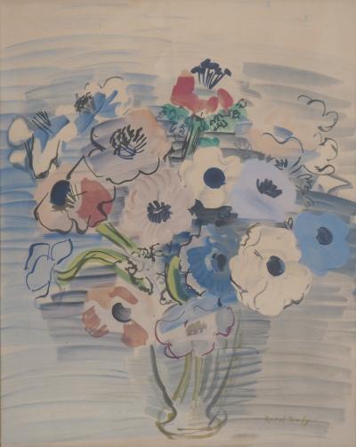 Raoul DUFY: The bouquet of anemones - Signed lithograph 2
