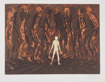 Lars BO : Echec et mat, 1975 - Gravure originale signée au crayon 2