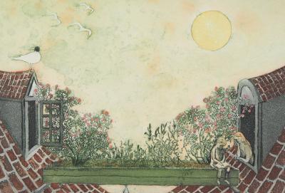 Lars BO : La Lecture du jour, 1969 - Gravure originale signée au crayon 2