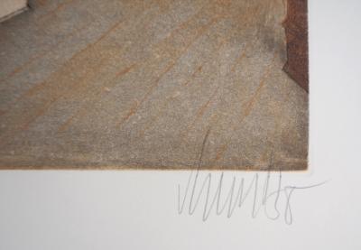 Lars BO : L’Ombre du rêve surréaliste, 1969 - Gravure originale signée au crayon 2
