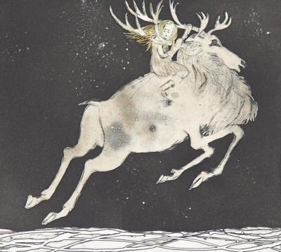 Lars BO : L’Adieu, 1969 - Gravure originale signée au crayon 2