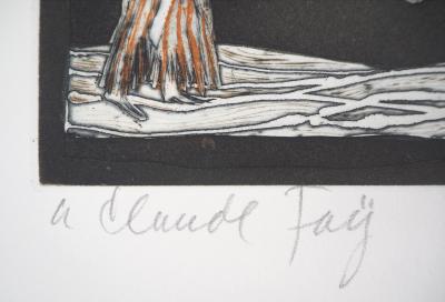 Lars BO : L’Adieu, 1969 - Gravure originale signée au crayon 2