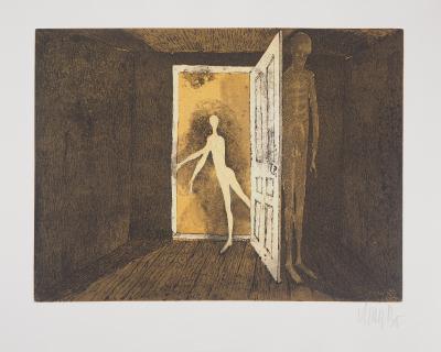 Lars BO : Jeu de cache-cache, 1975 - Gravure originale signée au crayon 2