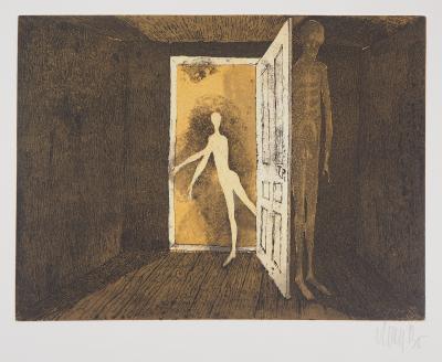 Lars BO : Jeu de cache-cache, 1975 - Gravure originale signée au crayon 2