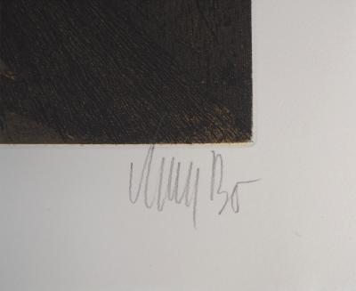 Lars BO : Jeu de cache-cache, 1975 - Gravure originale signée au crayon 2