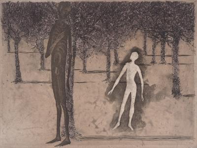 Lars BO : Rencontre surréaliste, 1975 - Gravure originale signée au crayon 2