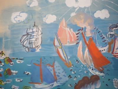 Raoul DUFY : Festival Maritime - Lithographie Signée 2