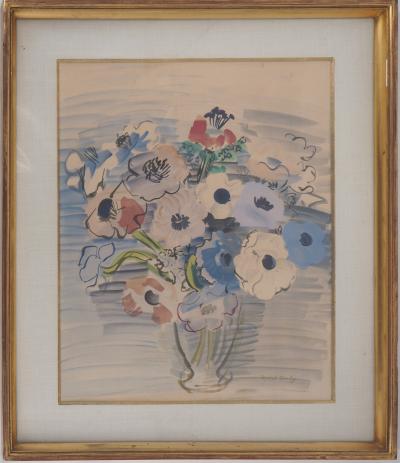 Raoul DUFY : Le bouquet d’anémones - Lithographie Signée 2