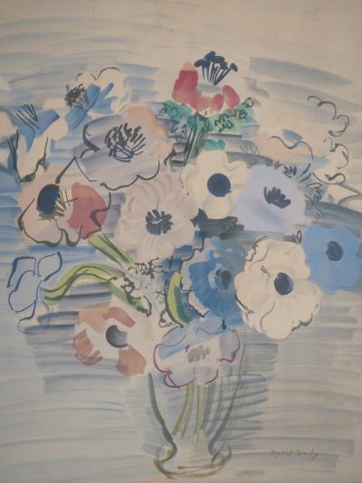 Raoul DUFY : Le bouquet d’anémones - Lithographie Signée 2