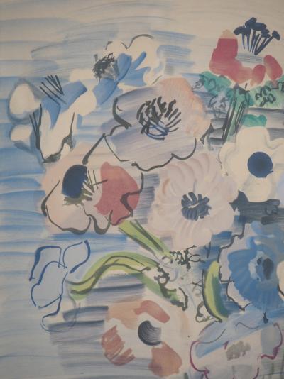 Raoul DUFY : Le bouquet d’anémones - Lithographie Signée 2