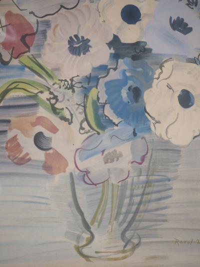 Raoul DUFY : Le bouquet d’anémones - Lithographie Signée 2