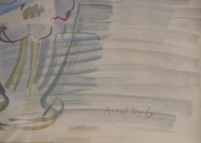 Raoul DUFY : Le bouquet d’anémones - Lithographie Signée 2