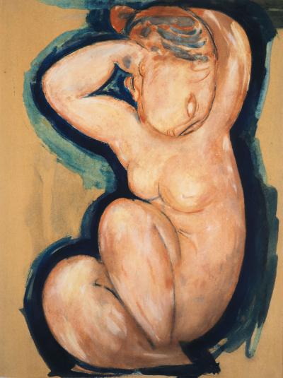 Amedeo MODIGLIANI (d’après) : Cariatide - Lithographie 2