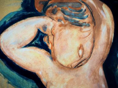 Amedeo MODIGLIANI (d’après) : Cariatide - Lithographie 2