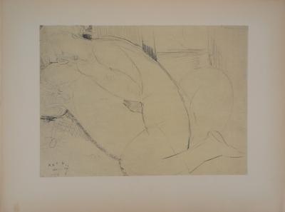 Amedeo MODIGLIANI (d’après) : Le couple - Lithographie signée 2
