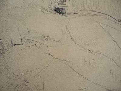 Amedeo MODIGLIANI (d’après) : Le couple - Lithographie signée 2