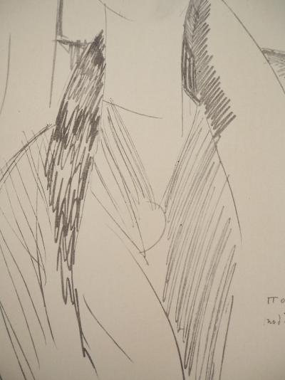 Amedeo MODIGLIANI (d’après) : La poète - Lithographie signée 2
