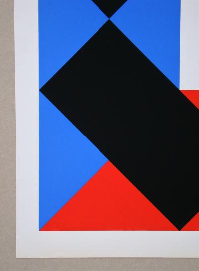 Max BILL - Composition avec un centre blanc, 1972 - Sérigraphie originale 2