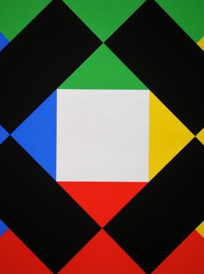 Max BILL - Composition avec un centre blanc, 1972 - Sérigraphie originale 2