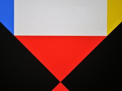 Max BILL - Composition avec un centre blanc, 1972 - Sérigraphie originale 2