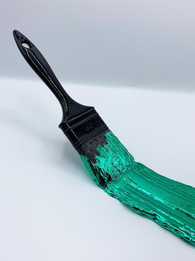 Santicri - Green Brush - Technique mixte sur résine 2