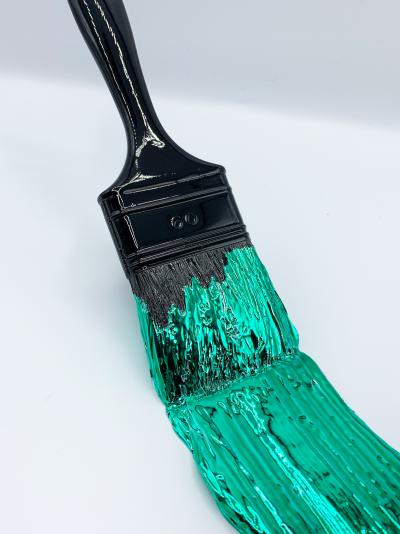 Santicri - Green Brush - Technique mixte sur résine 2