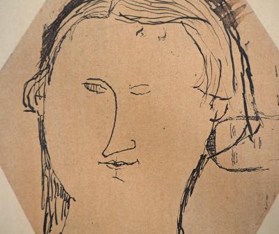 Amedeo MODIGLIANI (d’après) : Chana Orloff - Lithographie 2