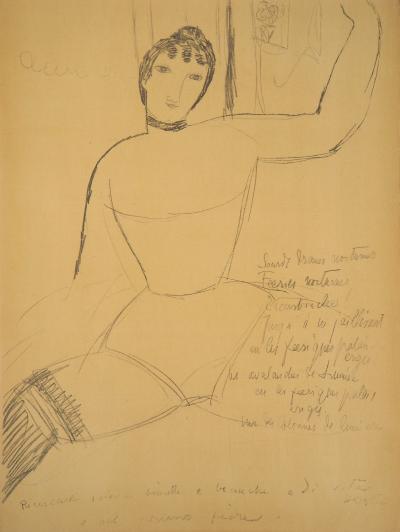 Amedeo MODIGLIANI (d’après) : L’acrobate - Lithographie 2