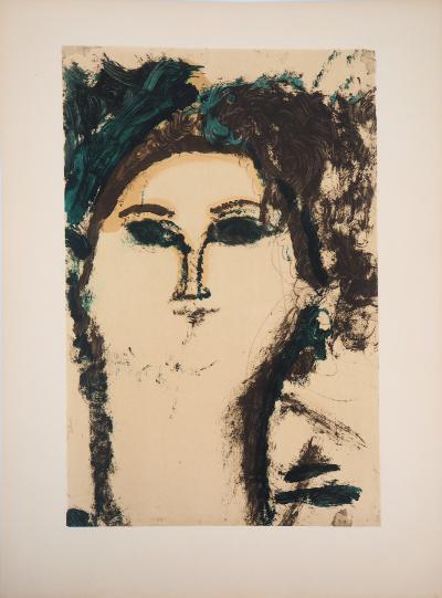Amedeo MODIGLIANI (d’après) : Beatrice Hastings - Lithographie 2