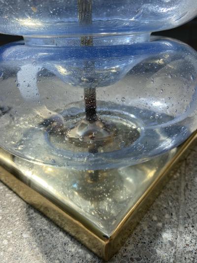Paire de lampes en verre de Murano, circa 1980 2