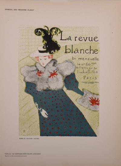 Henri DE TOULOUSE LAUTREC: La Revue Blanche, 1897 - Lithographie originale 2