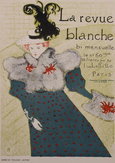Henri DE TOULOUSE LAUTREC: La Revue Blanche, 1897 - Lithographie originale 2