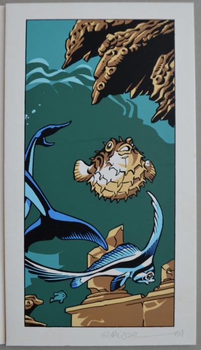 Crisse - Atalante, 2001 - Sérigraphie triptyque signée 2