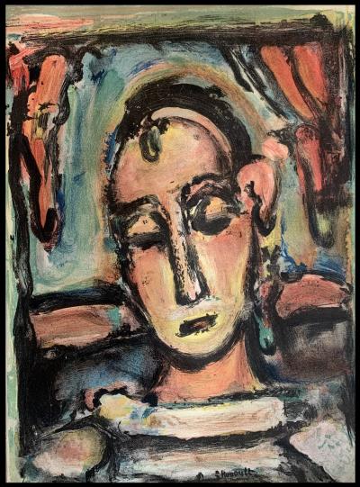 George ROUAULT (d’après) - Portrait, 1939 - Lithographie 2
