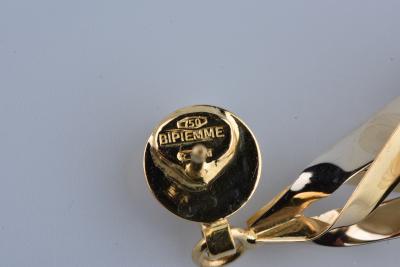 Boucles d’oreilles pendantes en or jaune 18 carats 2