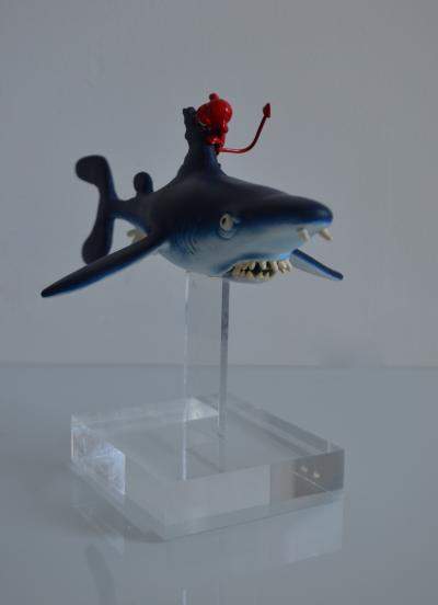 André Franquin - Pixi Resitec : Le Requin, 1996 - Figurine en résine 2