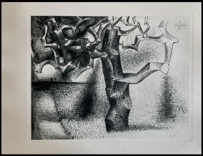 Pablo PICASSO (d’après) - L’arbre II, 1952 - Eau-forte 2