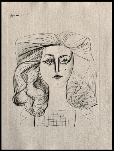 Pablo PICASSO (after) - Portrait Jacqueline, 1952 - Lithograph 2